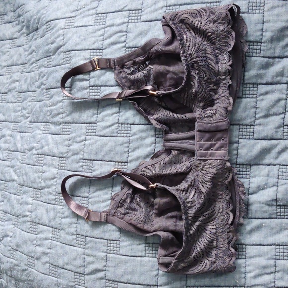 VGUC Montelle Muse London Fog Lace Underwire bra 40E - Picture 2 of 6